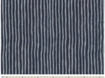 Cotton fabric striped silver dark blue