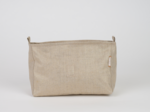 Base of shoulder bag golden linen