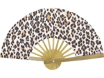 Hand-held fan leopard
