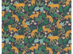 Cotton fabric leopard jungle