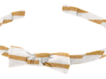Thin headband rayé or blanc