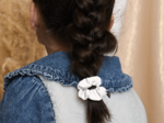 Mini Scrunchie white