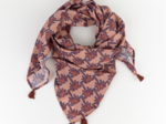 Pom pom scarf palmeraie