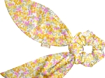 Short tail scrunchie mimosa jaune rose