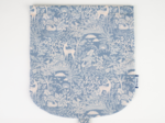 Flap of small shoulder bag toile de biche