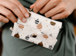 zipper pouch card purse montgolfiere