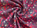Jersey fabric ex2481 red seventies