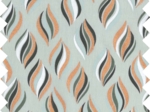 1 m fabric coupon ex2243 copper almond twists