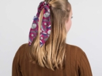 Short tail scrunchie fuchsia poppy