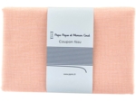1 m fabric coupon gauze pink