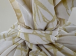 Furoshiki tall 73 x 73 ramage gold