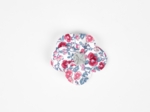 Flower petal hair slide small  rose grenadine