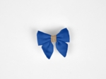 Mini bow tie clip navy blue