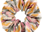 Scrunchie ikat ocre