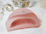 Large Romy clip pale pink