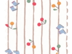 Cotton fabric ex2632 boots and cherries