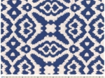 Jacquard fabric bleu