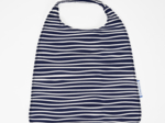 Elastic napkin child striped  ivory navy