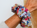 Scrunchie tutti fleuri