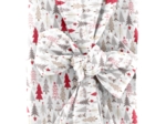Furoshiki tall 73 x 73 grey red christmas tree ex1113