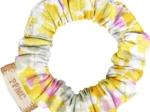 Mini Scrunchie mimosa jaune rose