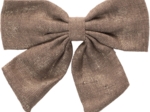 Bow tie hair slide copper linen