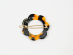  Small Flower Hair Clip leopard