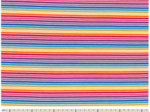 Jersey fabric striped multivitamined white