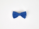 Ribbon bow hair slide navy blue