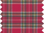 Cotton fabric ex2261 tartan red lurex