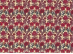 Coated fabric coquelicot rouge
