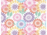 Cotton Fabric ex2636 pop floral gauze