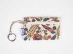 Keyring  wallet plumes d'été