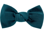 Small bow hair slide bleu vert