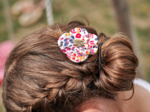 Flower petal hair slide small  lianes printanieres
