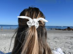 Bunny ear Scrunchie white
