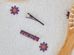 Petite barrette croco féérie fuchsia