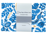 1 m fabric coupon passion bleue