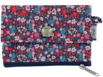 zipper pouch card purse romance fleurie
