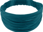 Headscarf headband- child size bleu vert