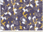 1 m fabric coupon ex2542 kumquat navy mustard