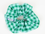 Scrunchie green mint gingham