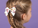 Bow tie hair slide reveil printanier