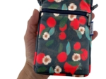 Quilted phone pocket mandarina