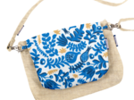 Tiny coton clutch bag passion bleue