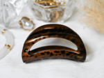 Large Romy clip leopard