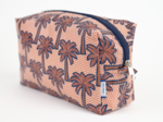 Rectangular toiletry bag palmeraie