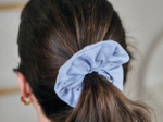 Scrunchie oxford blue