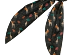 Long tail scrunchie palma girafe
