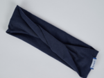 Jersey Twisted Headband navy blue